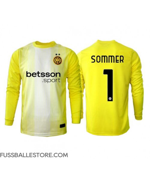 Günstige Inter Milan Yann Sommer #1 Torwart Auswärtstrikot 2025-26 Langarm Günstige Inter Milan Yann Sommer #1 Torwart Auswärtstrikot 2025-26 Langarm